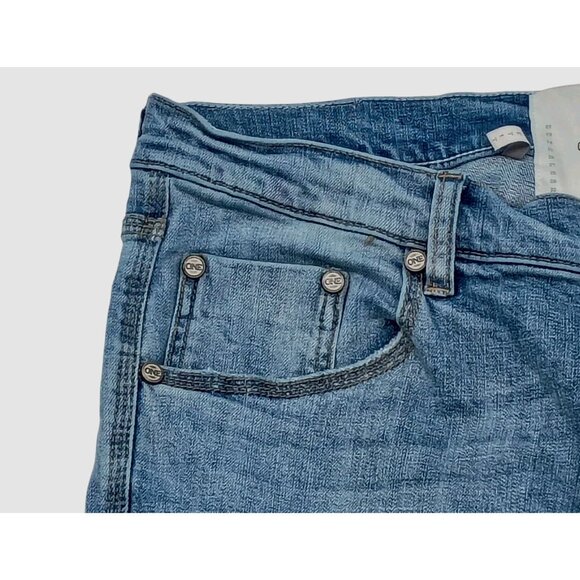 OneTeaspoon Freebirds II Jeans Womens 31 Blue Stretch Denim Petite Skinny Fit - Picture 3 of 9